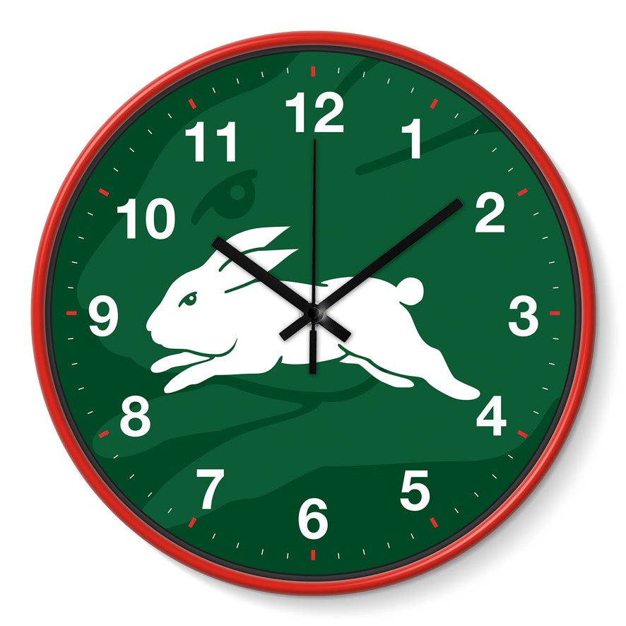 NRL WALL CLOCK - SOUTH SYDNEY RABBITOHS