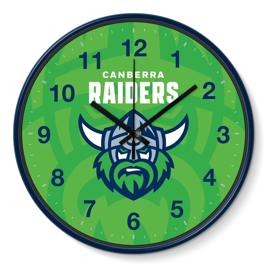 NRL WALL CLOCK - CANBERRA RAIDERS