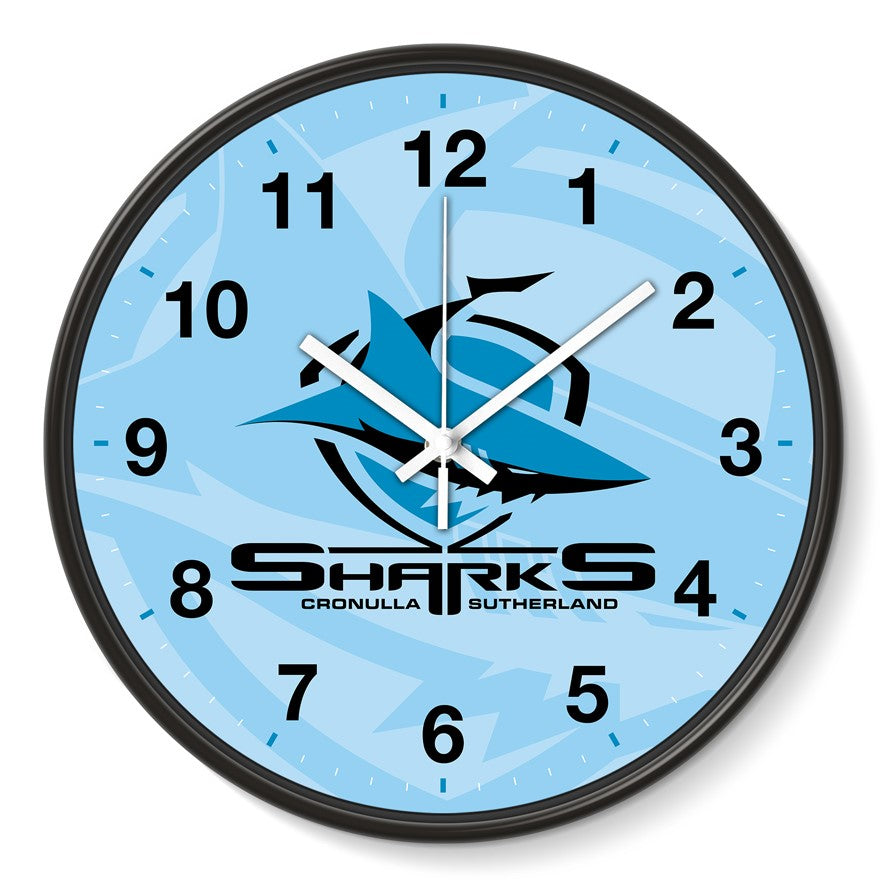 NRL WALL CLOCK - CRONULLA SHARKS