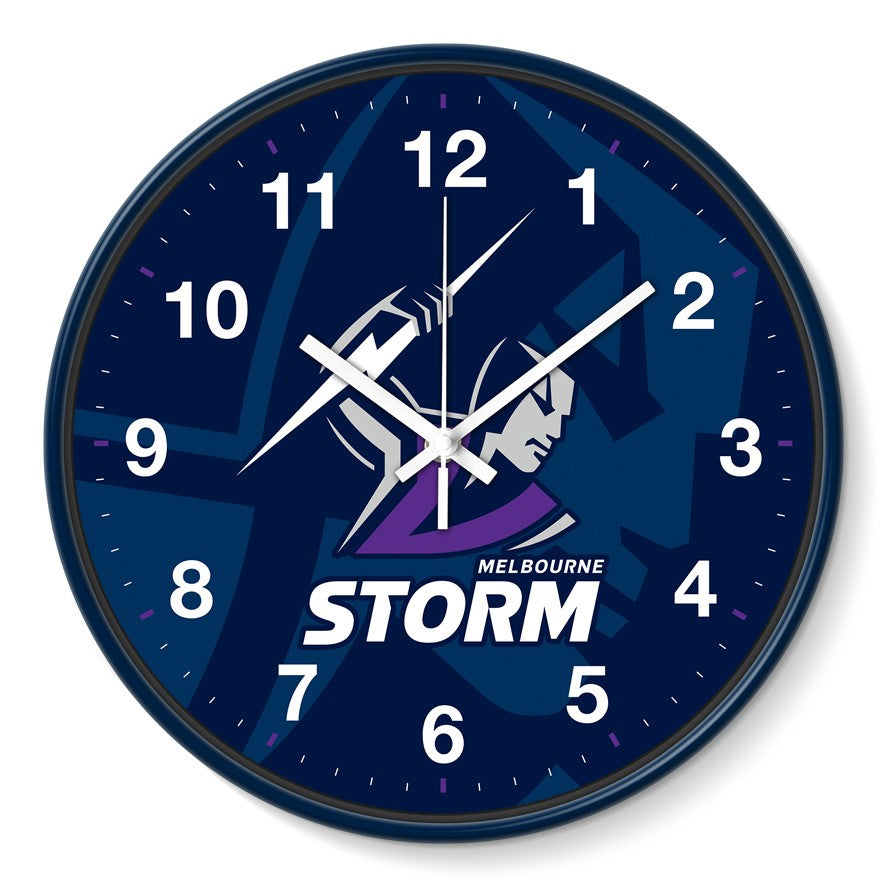 NRL WALL CLOCK - MELBOURNE STORM
