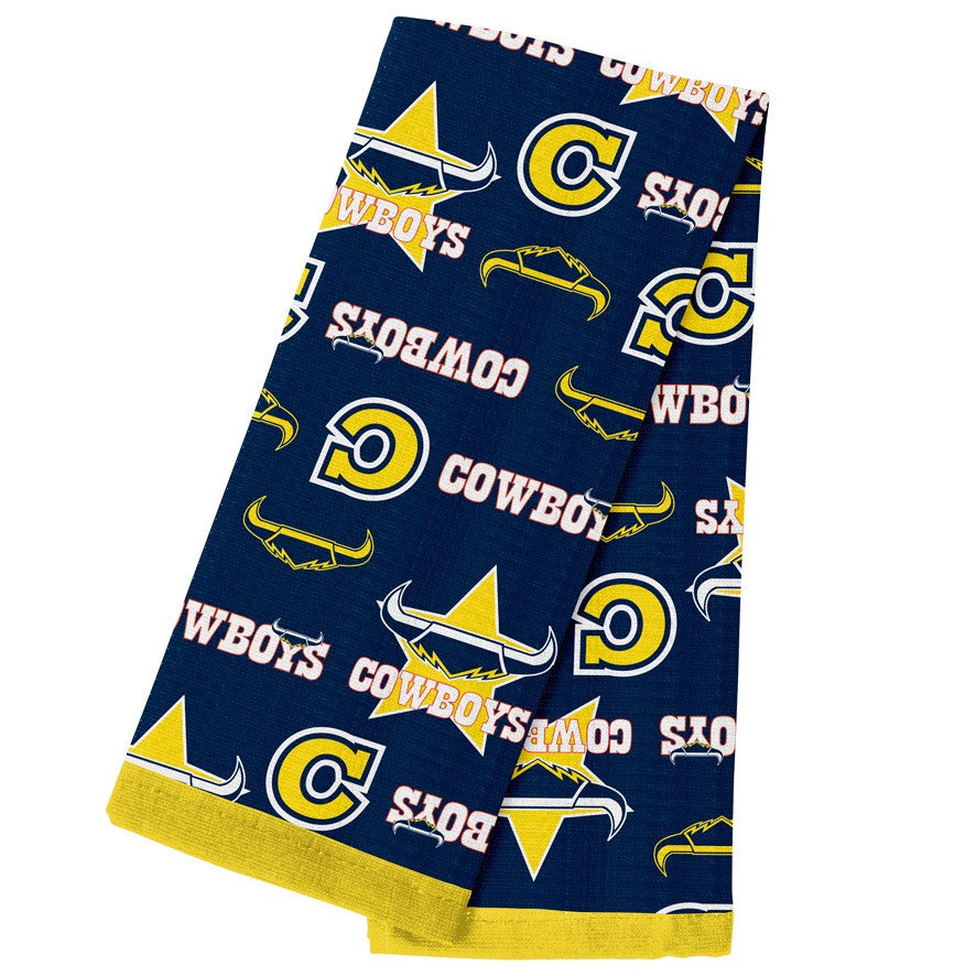 NRL NORTH QUEENSLAND COWBOYS TEA TOWEL