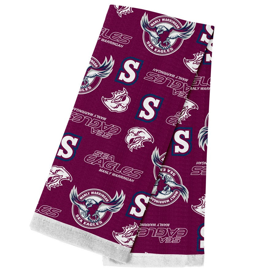 NRL MANLY SEA EAGLES TEA TOWEL