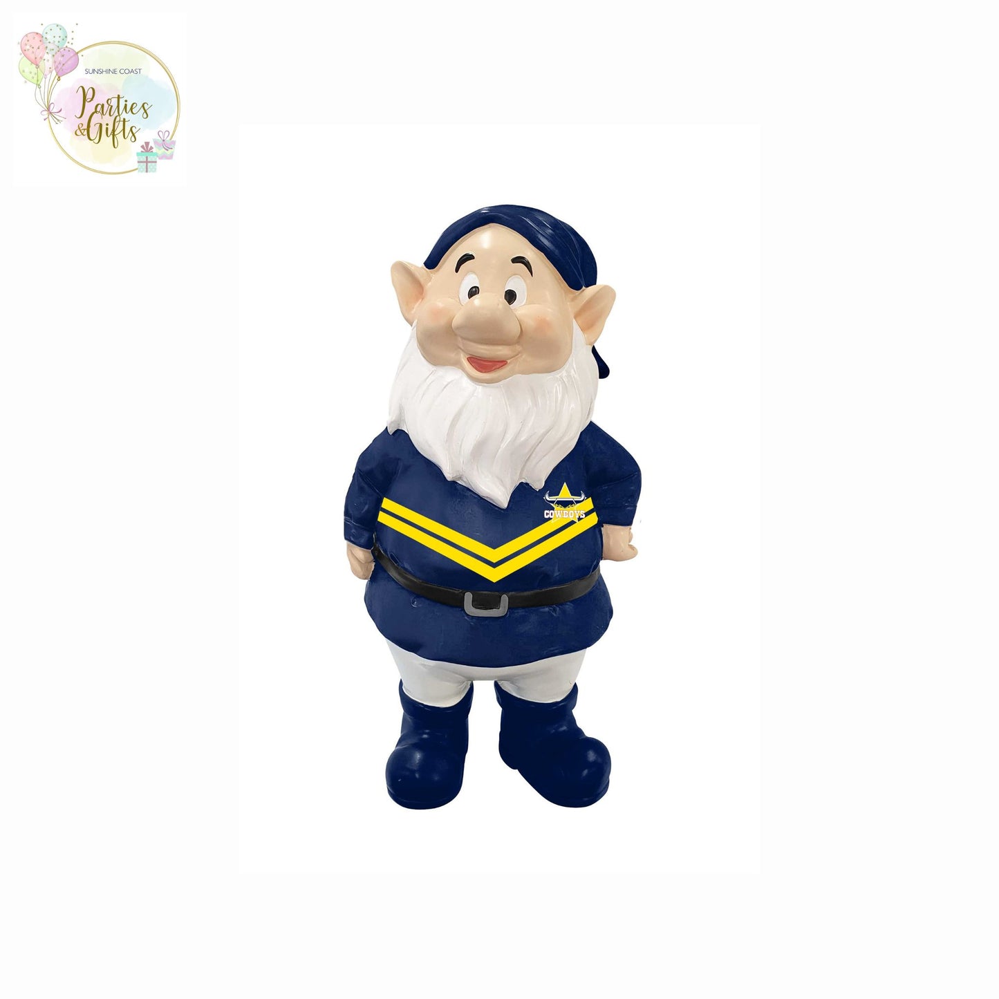 NRL NORTH QUEENSLAND COWBOYS GARDEN GNOME