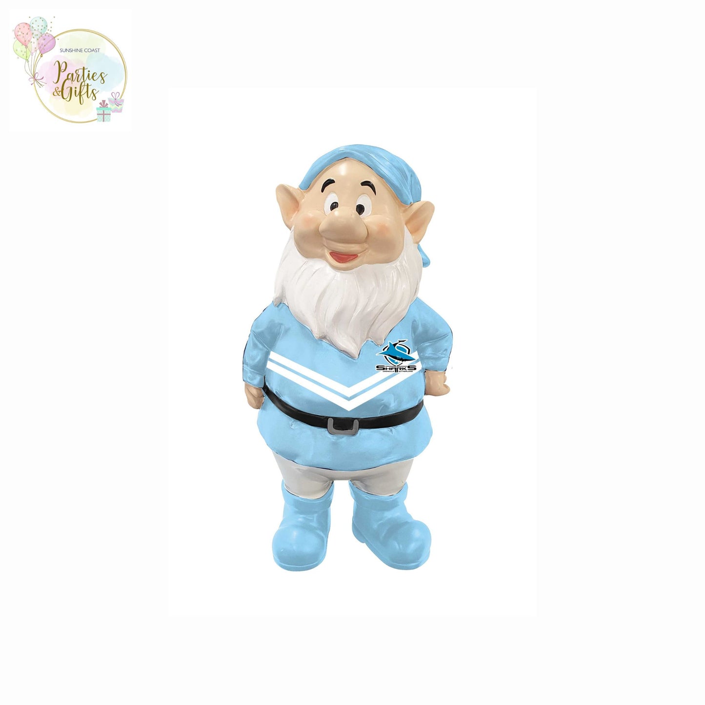 NRL CRONULLA SUTHERLAND SHARKS MINI GARDEN GNOME