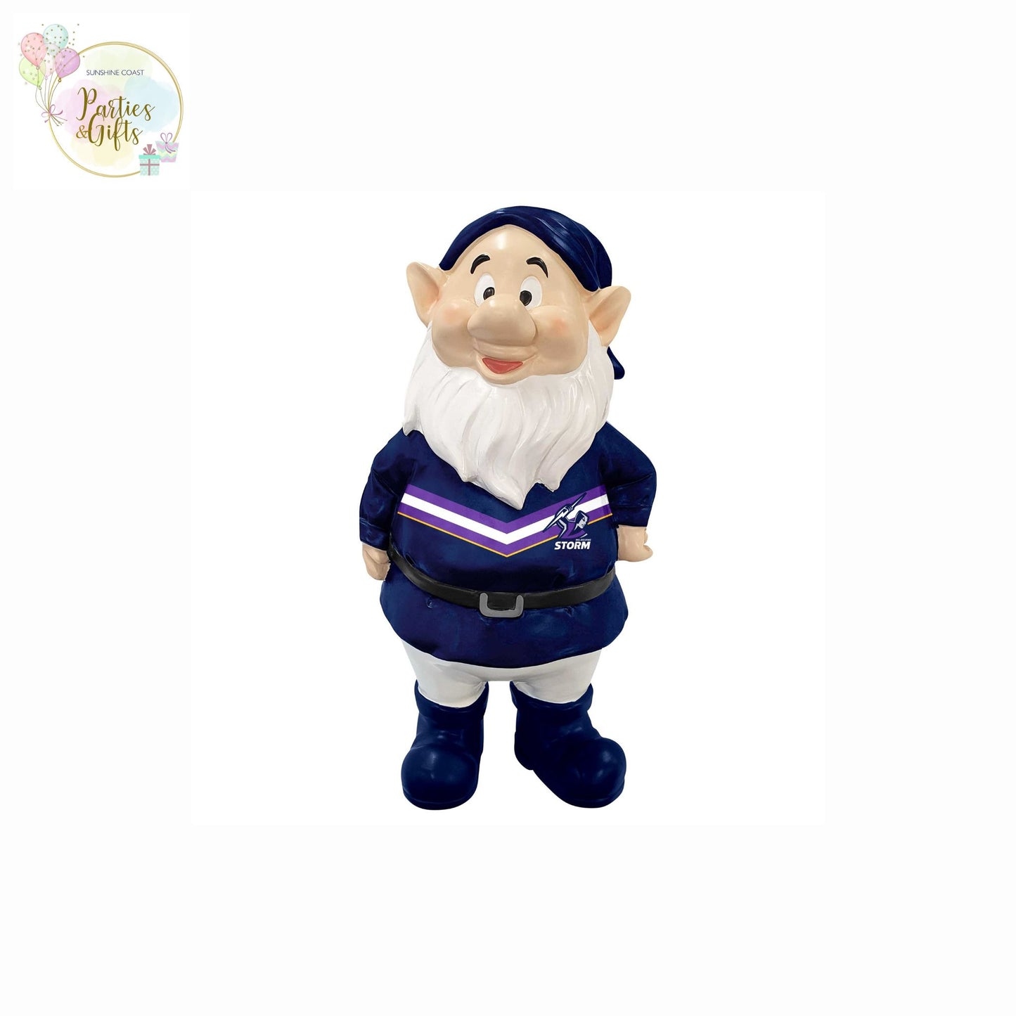 NRL MELBOURNE STORM MINI GARDEN GNOME