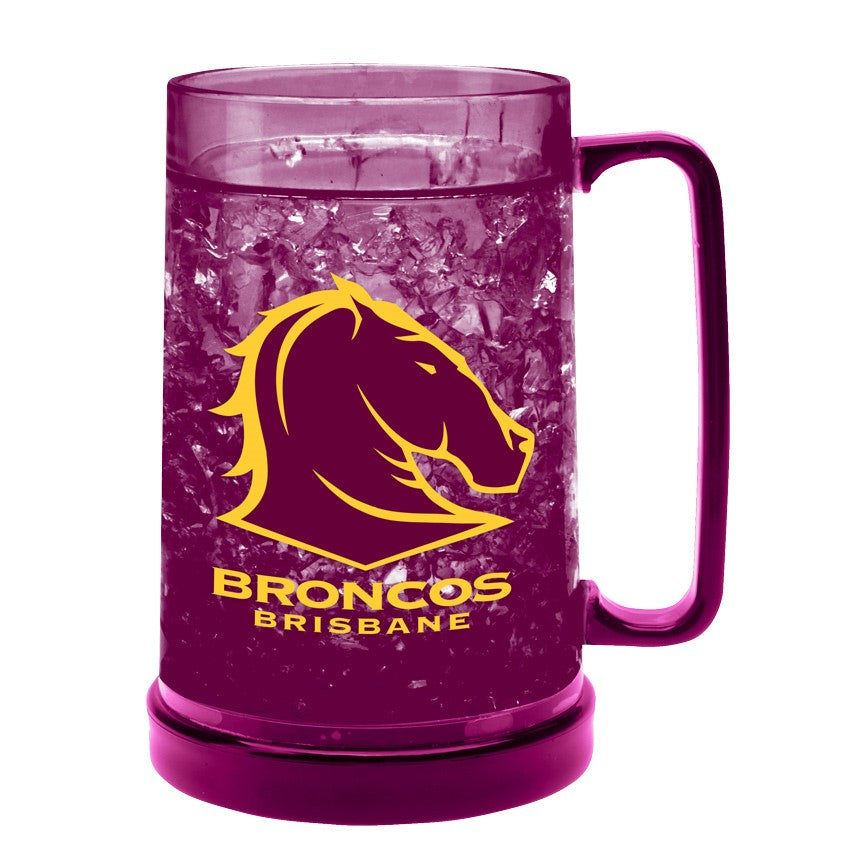 NRL BRISBANE BRONCOS EZY FREEZE COLOUR MUG