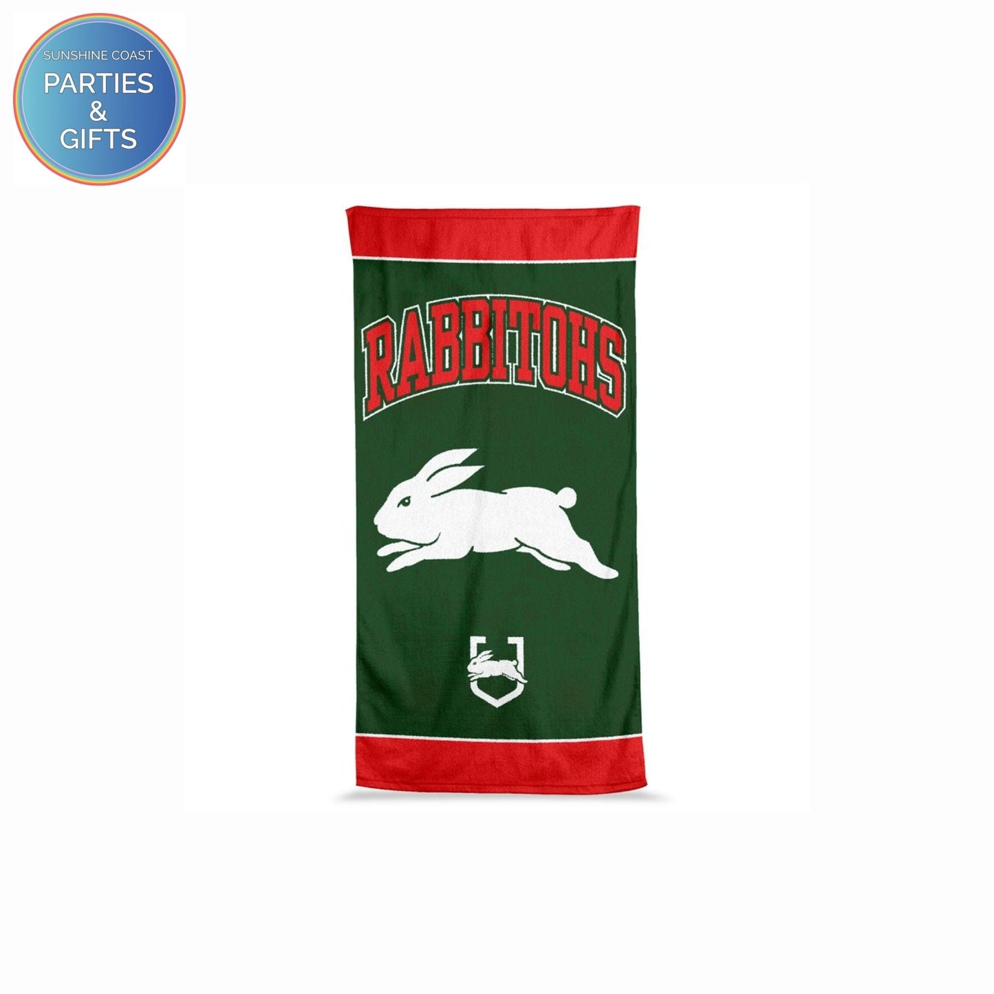 NRL JUMBO BEACH TOWEL - SOUTH SYDNEY RABBITOHS