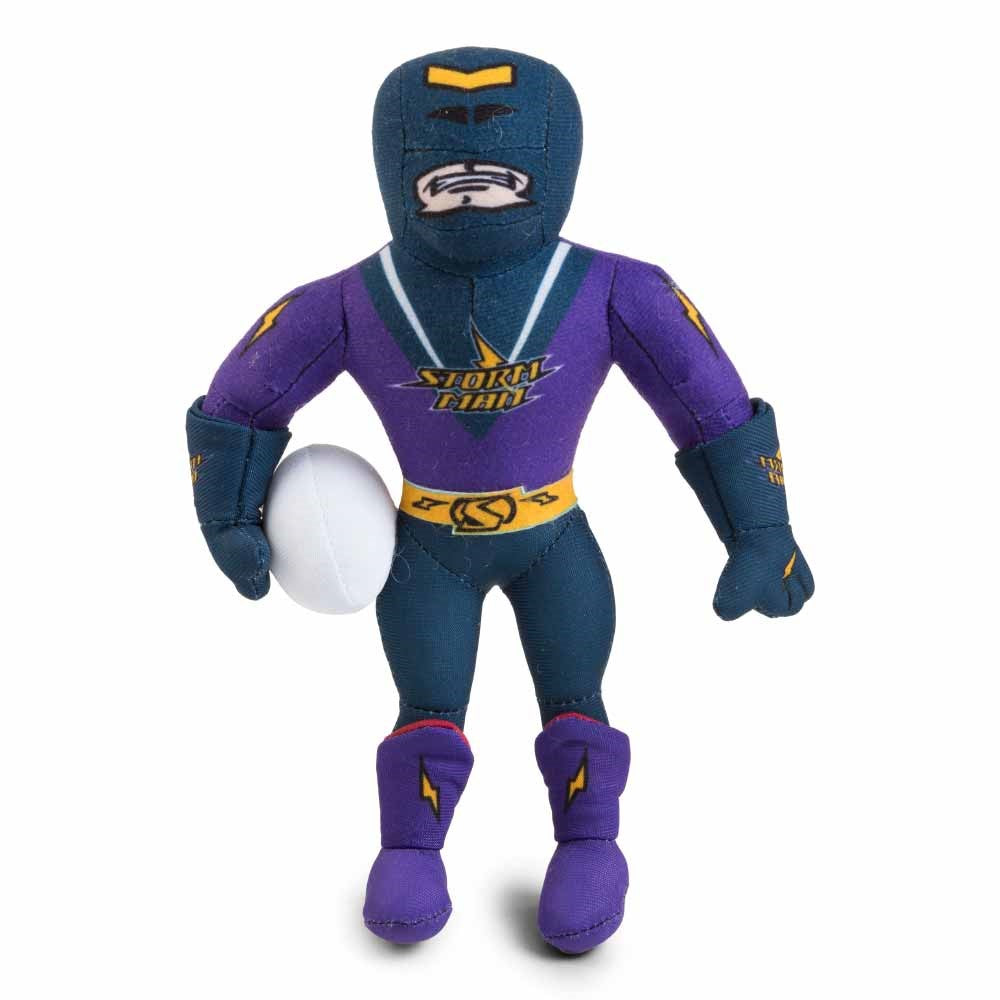 NRL MASCOT PLUSH - MELBOURNE STORM - STORMMAN
