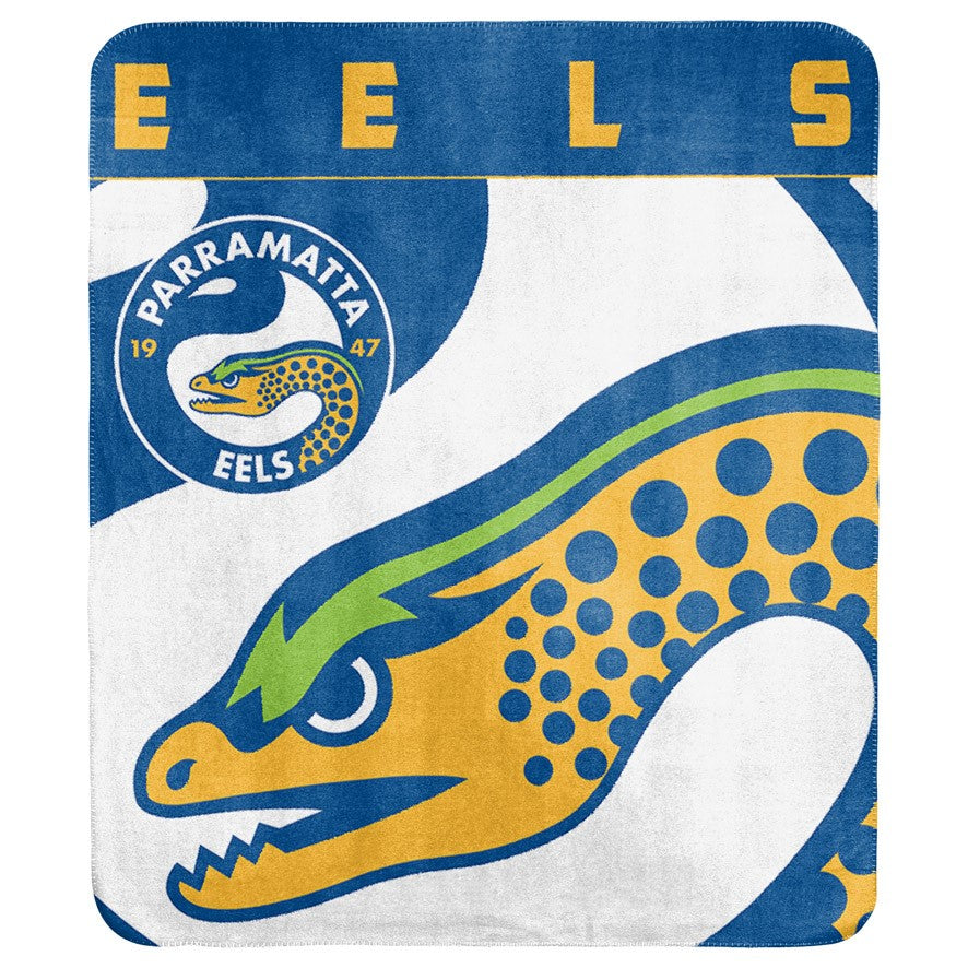 NRL PARRAMATTA EELS POLAR FLEECE BLANKET