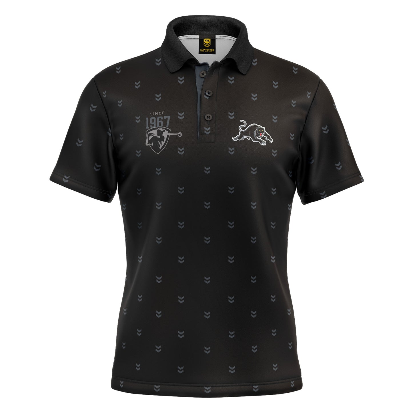NRL MULLIGAN GOLF POLO SHIRT - PENRITH PANTHERS