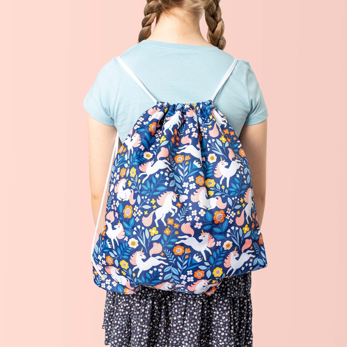 SPLOSH OUT & ABOUT DRAWSTRING BAG - UNICORN