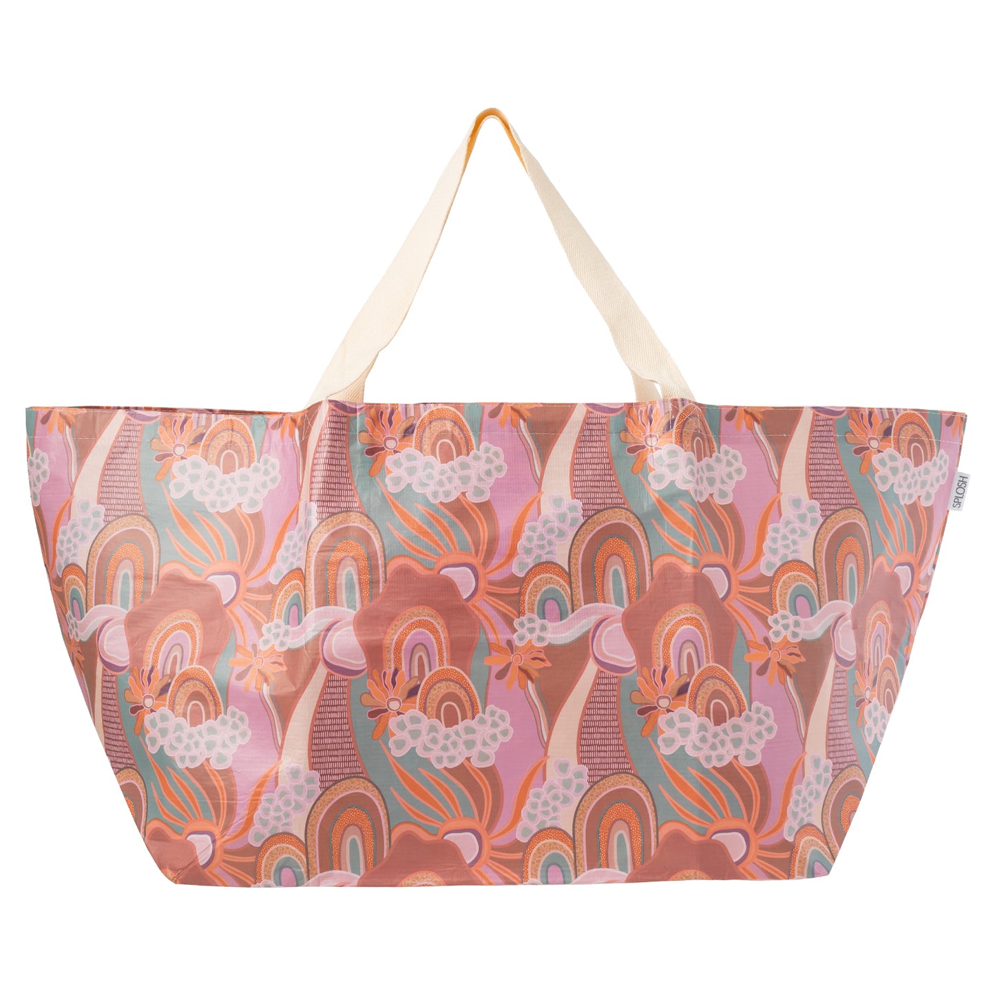 SPLOSH ABSTRACT BEACH BAG