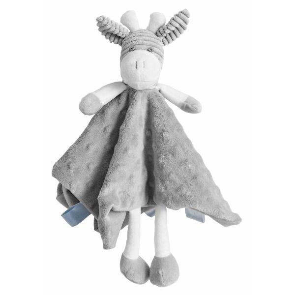 GREY GIRAFFE COMFORTER - 30CM