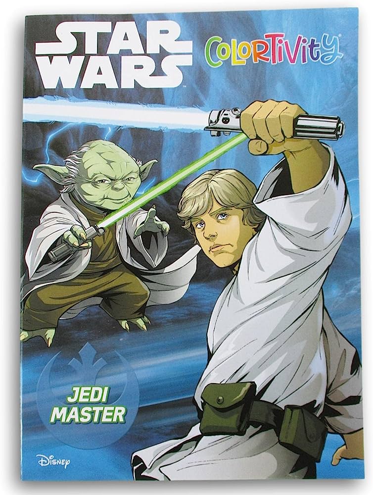 KIDS 80 PAGE COLOURING & ACTIVITY BOOK - STAR WARS