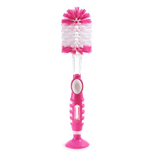 MUNCHKIN SOAP DISPENSING BOTTLE BRUSH - PINK