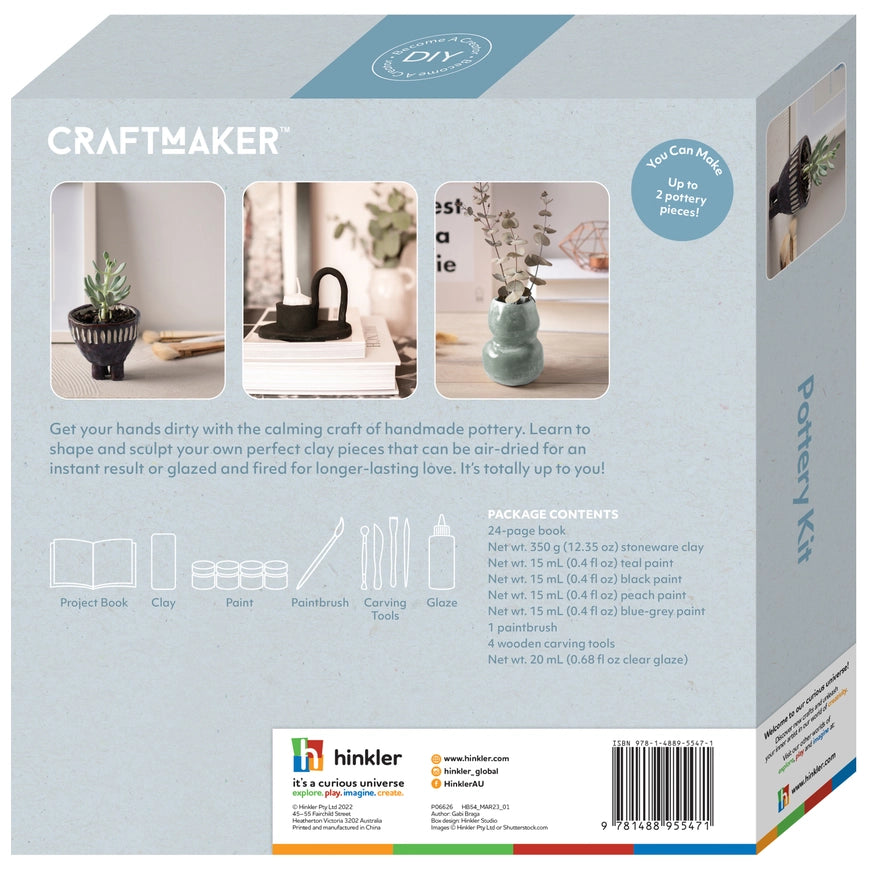 HINKLER DIY CRAFTMAKER POTTERY KIT