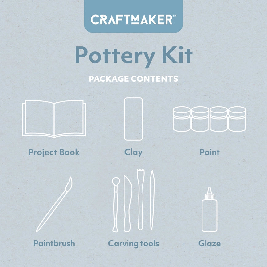 HINKLER DIY CRAFTMAKER POTTERY KIT