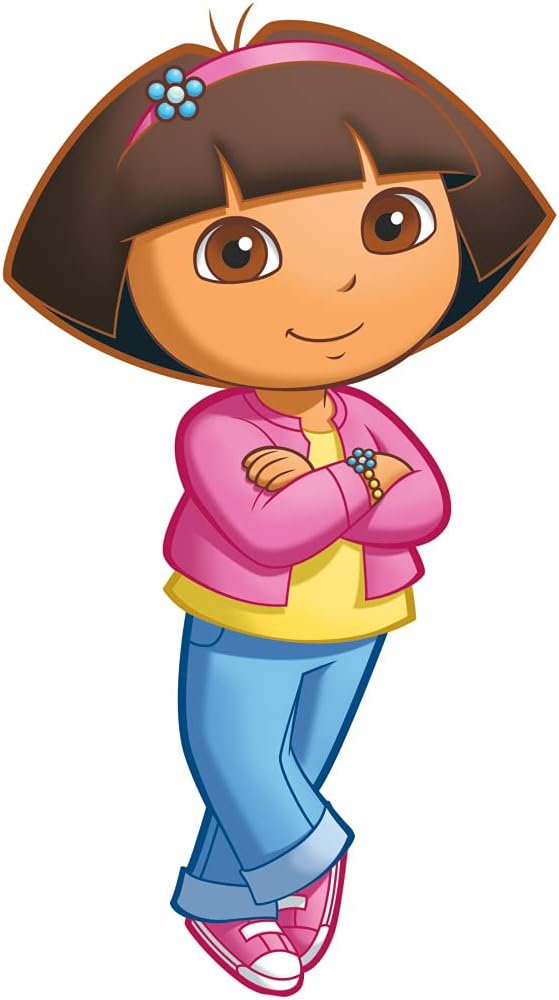ROOMMATES DORA THE EXPLORER GIANT REMOVABLE WALL STICKERS - 9 STICKERS