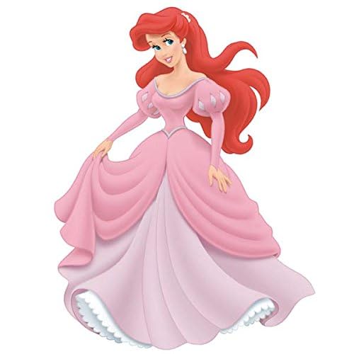 ROOMMATES DISNEY PRINCESS ARIEL GIANT REMOVABLE WALL STICKERS - 14 STICKERS