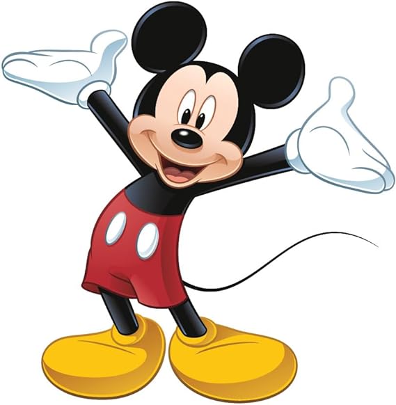 ROOMMATES MICKEY MOUSE & FRIENDS GIANT REMOVABLE WALL STICKERS - 10 STICKERS