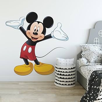 ROOMMATES MICKEY MOUSE & FRIENDS GIANT REMOVABLE WALL STICKERS - 10 STICKERS
