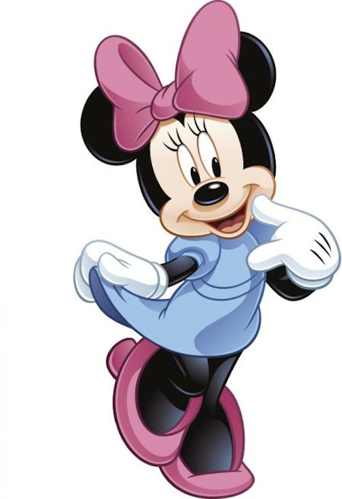 ROOMMATES MINNIE MOUSE GIANT REMOVABLE WALL STICKERS - 8 STICKERS