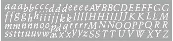 ROOMATES TINKERBELL PERSONALIZED ALPHABET LARGE WALL STICKER - 117 STICKERS