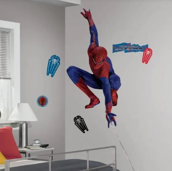 ROOMMATES SPIDERMAN GIANT REMOVABLE WALL STICKERS - 20 STICKERS