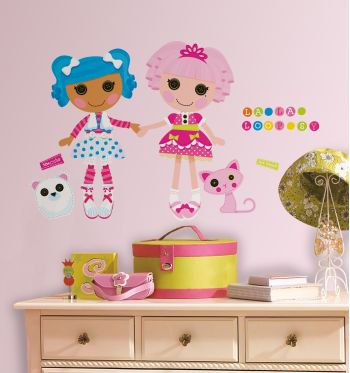 ROOMMATES LALALOOPSY GIANT REMOVABLE WALL STICKERS - 32 STICKERS