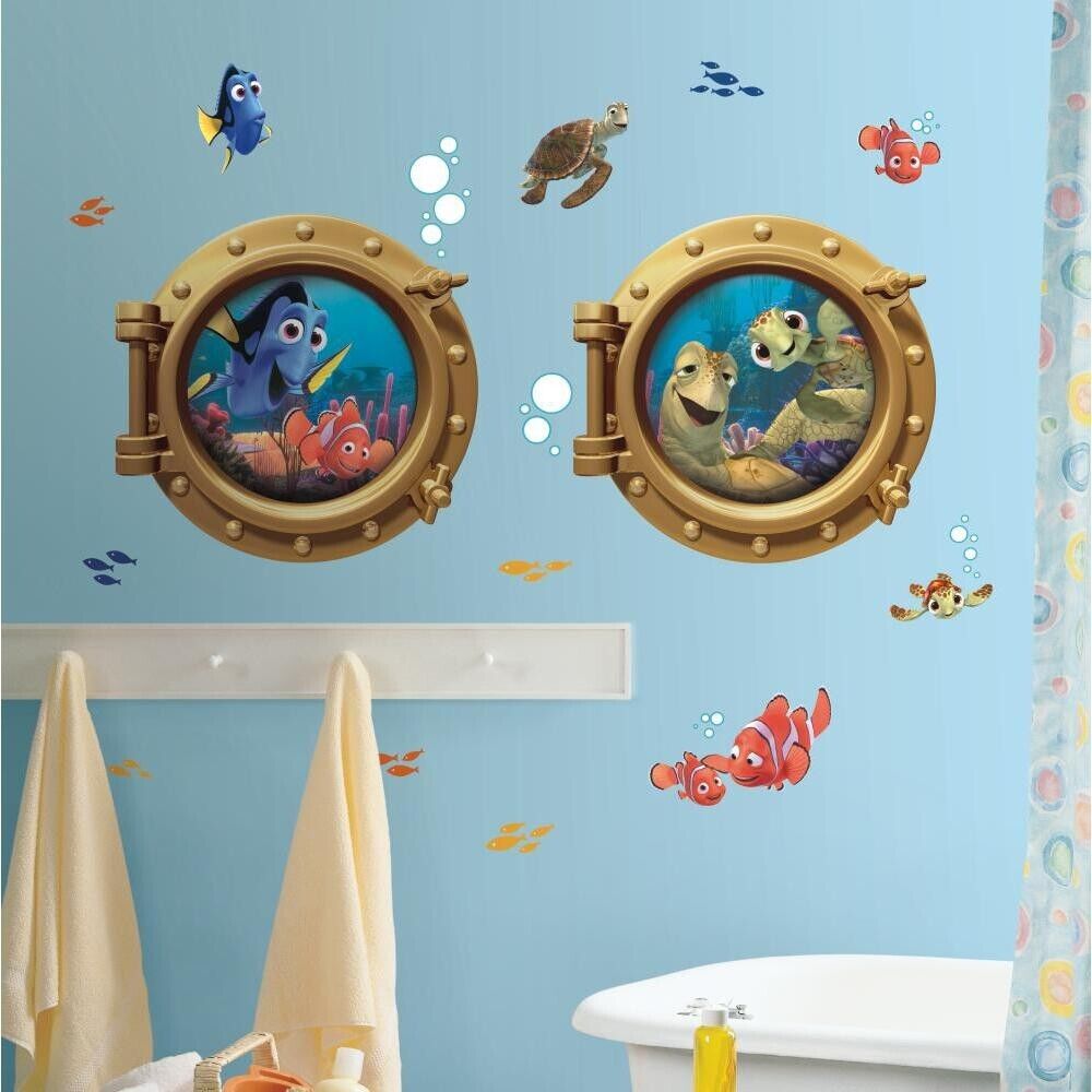 ROOMMATES FINDING NEMO GIANT WALL STICKERS - 19 STICKERS