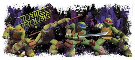 ROOMMATES TEENAGE MUTANT NINJA TURTLES GIANT REMOVABLE WALL STICKER - 1 STICKER