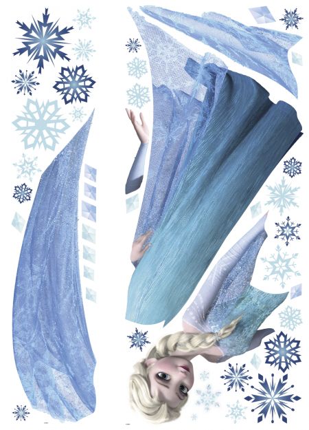 ROOMMATES DISNEY FROZEN ELSA GIANT REMOVABLE WALL STICKERS - 44 STICKERS