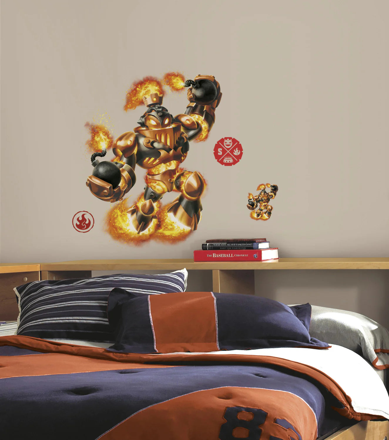ROOMMATES SKYLANDERS SWAP FORCE BLAST ZONE GIANT REMOVABLE WALL STICKERS - 7 STICKERS
