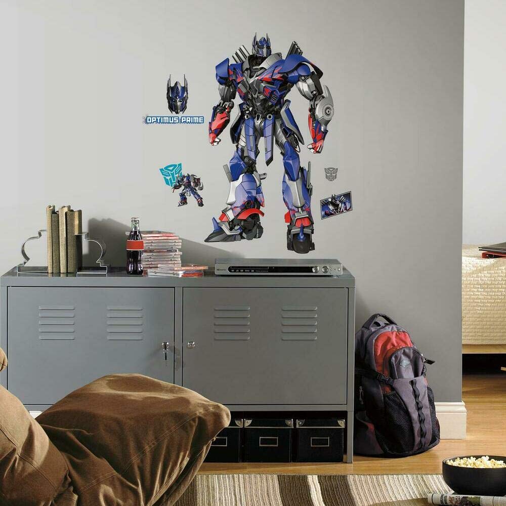 ROOMMATES TRANSFORMERS OPTIMUS PRIME GIANT REMOVABLE WALL STICKERS - 13 STICKERS