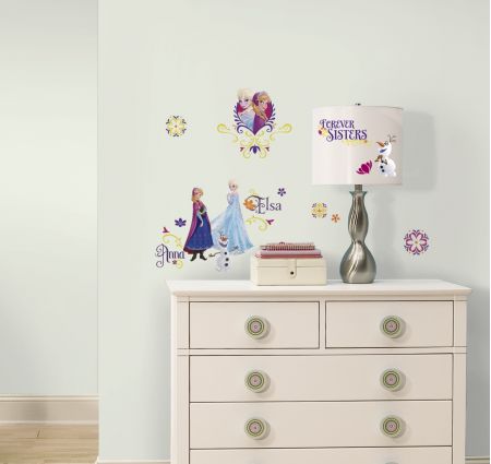 ROOMMATES DISNEY FROZEN REMOVABLE WALL STICKERS - 27 STICKERS