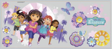 ROOMMATES DORA THE EXPLORER AND FRIENDS GIANT WALL REMOVABLE WALL STICKERS - 8 STICKERS