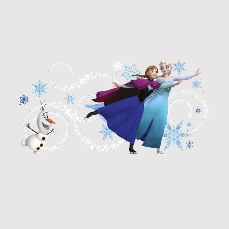 ROOMMATES DISNEY FROZEN PERSONALISED ALPHABET GIANT REMOVABLE WALL STICKERS - 144 STICKERS