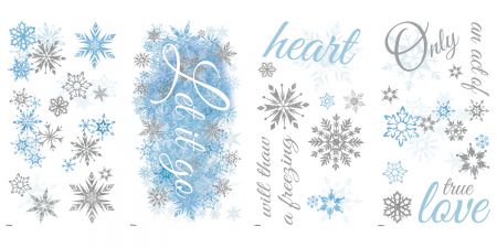 ROOMMATES DISNEY FROZEN QUOTES REMOVABLE WALL STICKERS - 26 STICKERS