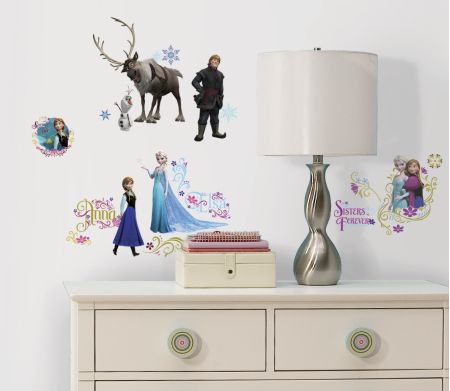 ROOMMATES DISNEY FROZEN REMOVABLE WALL STICKERS - 36 STICKERS