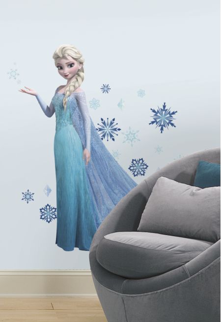 ROOMMATES DISNEY FROZEN ELSA GIANT REMOVABLE WALL STICKERS - 44 STICKERS