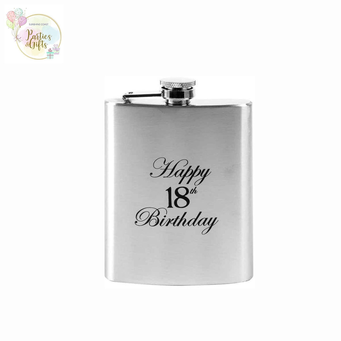 18TH BIRTHDAY HIP FLASK MATTE 210ml