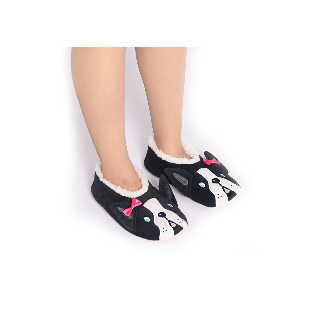 SPLOSH SNUGGUPS WOMEN'S ANIMAL SLIPPERS - DOG