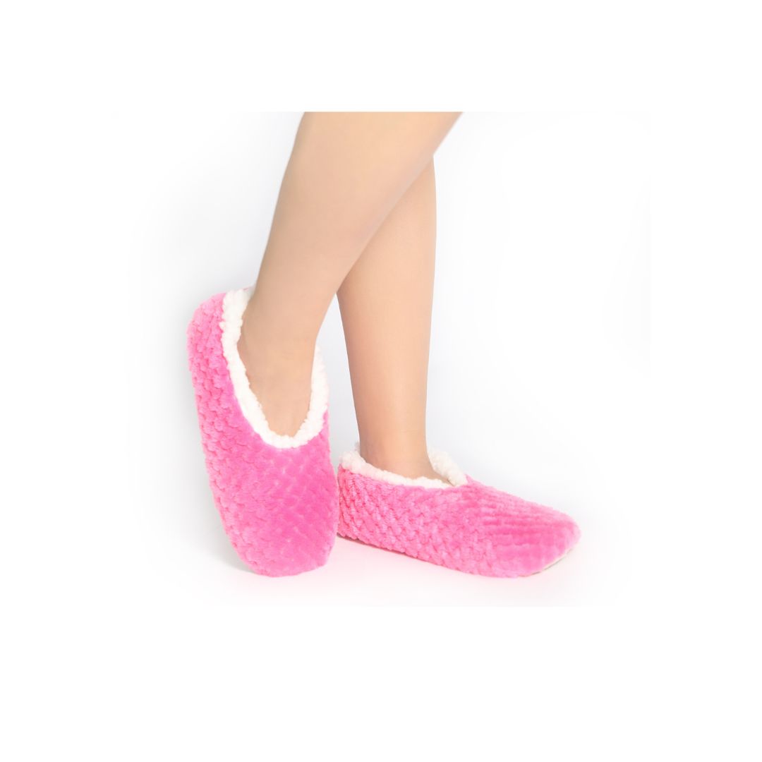 SPLOSH SNUGGUPS WOMEN'S SOFT PETAL SLIPPERS - PINK