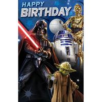 BIRTHDAY CARD - STAR WARS