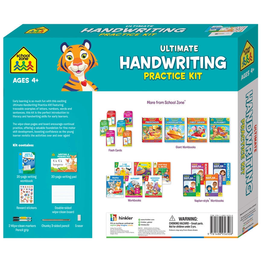 SCHOOL ZONE ULTIMATE HANDWRITING PRACTICE KIT