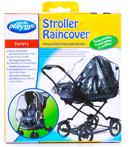 PLAYGRO SAFETY STROLLER RAINCOVER