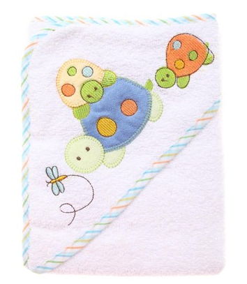 SNUGZEEZ HOODED TOWEL - TURTLE