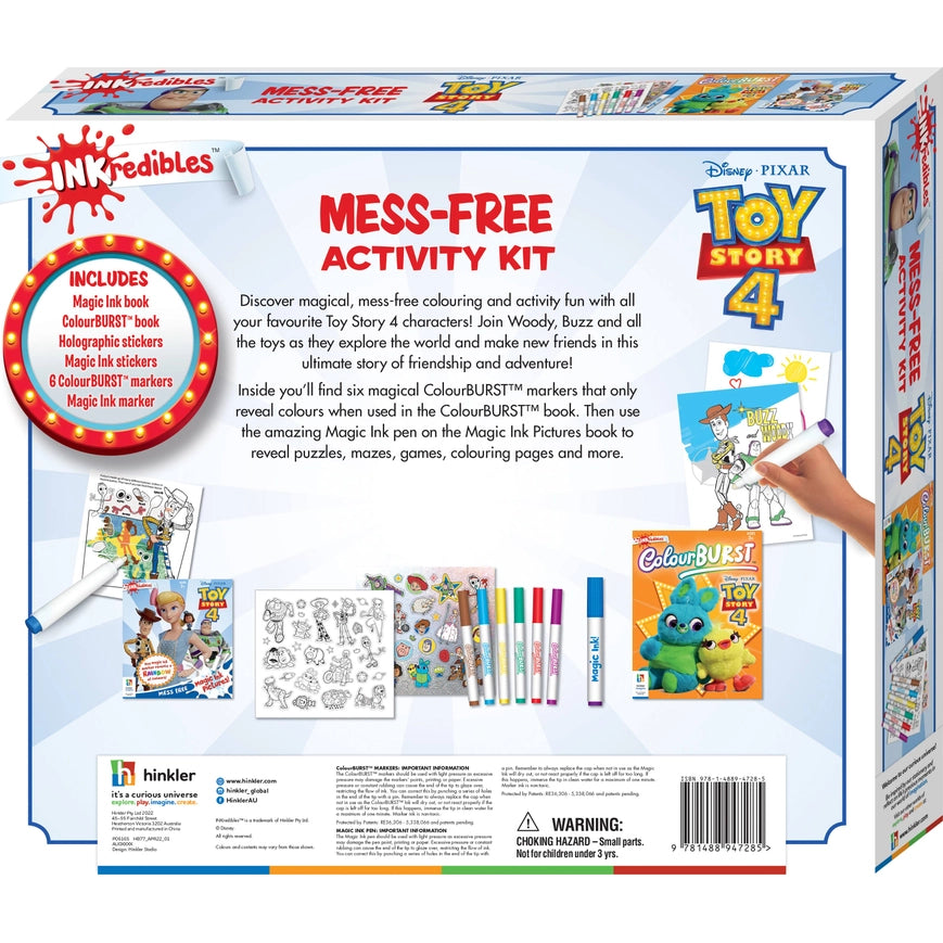 HINKLER INKREDIBLES MESS-FREE ACTIVITY KIT - TOY STORY 4