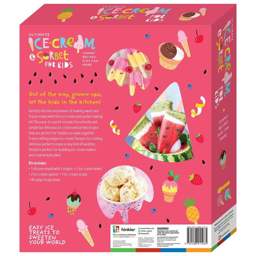 HINKLER ULTIMATE ICE CREAM AND SORBET KIT FOR KIDS