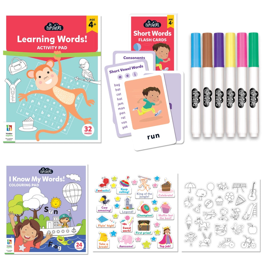 HINKLER JUNIOR EXPLORERS ULTIMATE LEARNING KIT - I'M LEARNING WORDS